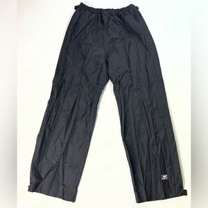NWT Helly Hansen Packable Black Wind Rain Pants Size S